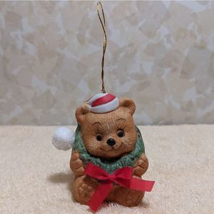 Vintage Jolly Jingles Bear Collector Bell Christmas Tree Ornament